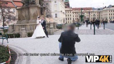 Hot Euro teen in bridal dress gets pounded hard and deep - sexu.com