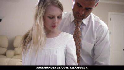 Mormongirlz - Blonde teen punished for lying - sunporno.com