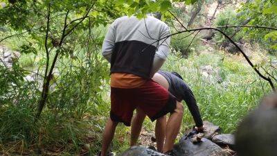 Horny Teen Gets Fucked By A Stranger In The Woods - hclips.com