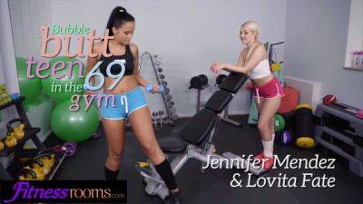 Big ass teen Jennifer Mendez and Lovita Fate gym lesbian 69 - sexu.com