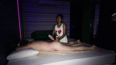 Skinny amateur Thai massage teen Praew fucked from behind - drtvid.com - Thailand