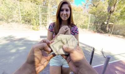 Young Redhead Fucked By Stranger In Public For Cash, POV - sunporno.com