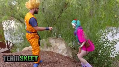 Super Saiyan Creampie For Bulma Cosplay Teen - hclips.com