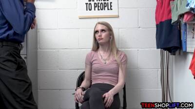 Emma Starletto - Skinny teen thief Emma Starletto caught and exploited - sexu.com