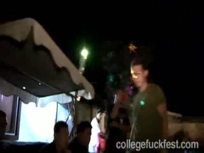 College party teen fucked in front of crowd - txxx.com