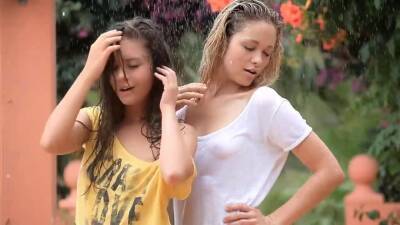 Summer - Anastasia Panteleeva, Madonna - Young Sweet Lesbians Naked In With Summer Rain - upornia.com