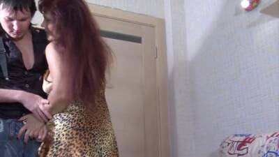 Redhead Fatty Milf Gets Drilled By Young Fucker - upornia.com - Russia