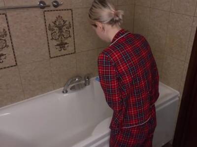 Ellie - Horny Girl Masturbates In Bathroom - Hot Teen Ellie Dopamine Touching Her Pussy - upornia.com