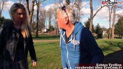Grandpa Pick Up German Teen In Public And Fuck Her In Car - hclips.com - Germany