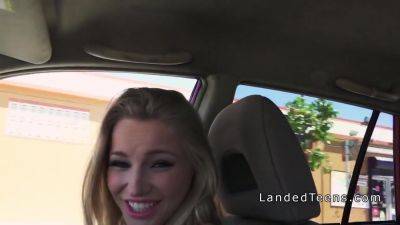 Sexy Blonde Teen Hitchhiker Sucks Cock - hclips.com