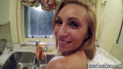 Watch as TeamSkeet's teen cutie takes a big POV facial - sexu.com