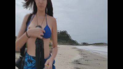 Andreza Sweet Teen - Cum Play On The Beach - hclips.com