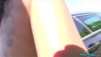 Black Teen With Bubble Butt Fucked Outside And In Car - hclips.com - Czech Republic