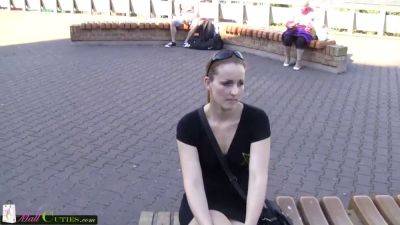 Czech teen babes engage in public masturbation with mallcuties - sexu.com - Czech Republic