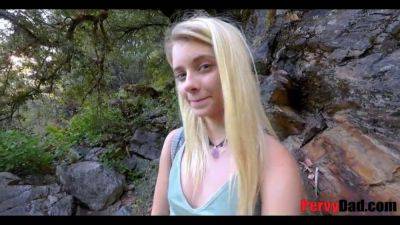 Watch this petite teen daughter ride her stepdad in a wild camp sexcapade! - sexu.com