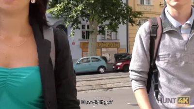 Czech teen gets paid to suck and fuck for cash in Prague - sexu.com - Czech Republic