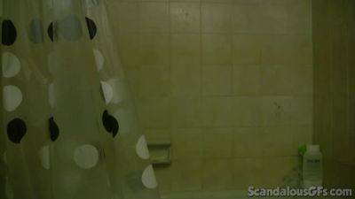 Busty shower teen GF teases the camera - txxx.com