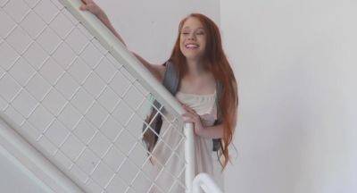 tiny redhead teen dolly little welcome home fuck - txxx.com