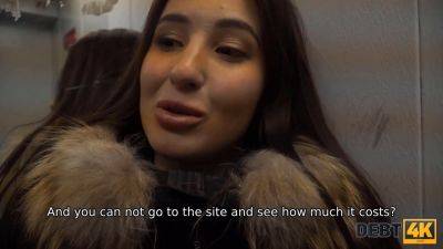 Russian teen Monica Wet goes rough with debt collector in "Debt4k" - sexu.com - Russia