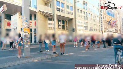 Tiny Au Pair student teen meet for real blind date in germany - hotmovs.com - Germany