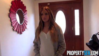 Naughty teen with no credit goes wild on landlord's property in HD video - sexu.com