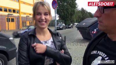Conny Dachs fucks hot German teen Arianna Love's ass on a bus - sexu.com - Germany