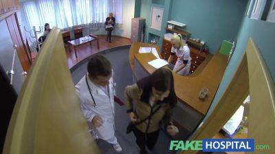 Young k-body babe caught getting fucked by her doctor in fake hospital exam - sexu.com