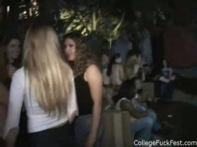 Naughty teen pussy banged at real frat party - hotmovs.com