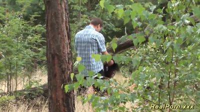 German Teen Banged In The Forest - hclips.com - Germany