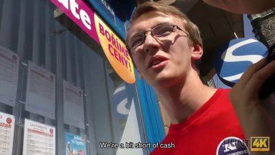 Cash-hungry teen brunette sucks and fucks for cash in POV pickup video - sexu.com - Czech Republic