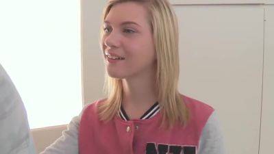 Chloe - pretty blonde teen chloe brooke has a huge crush on clover - upornia.com