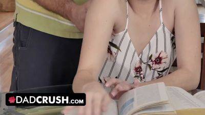 Katie Kush - Step daughter Katie Kush bounces her tight teen pussy on old man's big cock POV- DadCrush - sexu.com