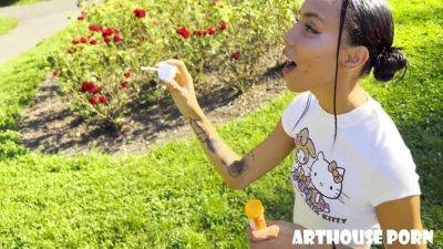 Hello Kitty Teen 18+ Gets Picked Up In The Park For Anal Creampie - upornia.com