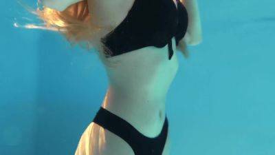 Perfect Body Blonde Teen 18+ Enjoys Naked Swimming - upornia.com - Latvia