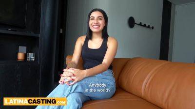 Cute Latina Teen 18+ Comes To Modeling Casting Not Wearing Panties - upornia.com