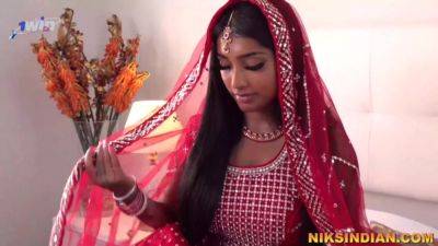 Desi Virgin Indian Bride Brutally Fucked on Suhagraat - hotmovs.com - India