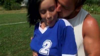 Cute Brunette Teen 18+ Fucking With Her Football Coach - upornia.com