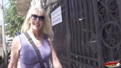 Blonde Gilf Mature Bianca Seduce To Rough Old Young Fuck At Model Casting - hotmovs.com