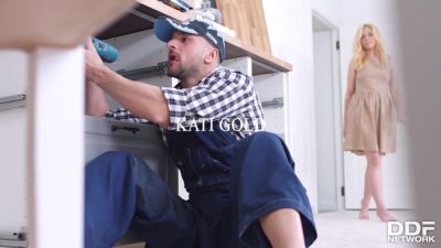 Hot Blonde Teen 18+ Kati Golds Shaved Cunt Gets Fucked With A Big Cock - hotmovs.com