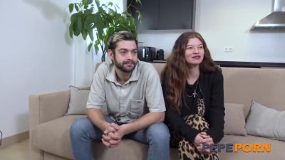 Another Young Couple Making Their Porn Debut! Amazing Cloe And Her Boyfriend - hotmovs.com