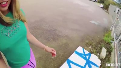 Danielle Soul - Blonde Russian Teen 18+ Takes A Big Cock Outdoors 11 Min - hotmovs.com - Russia