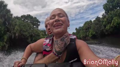 Fucking Hot Blonde Teen 18+ On A Jet Ski 12 Min With Brian Omally And Harley King - hclips.com
