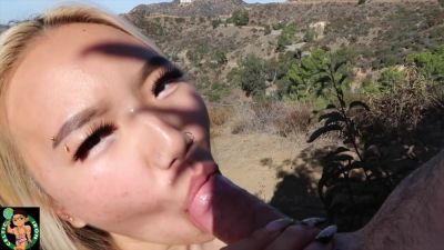 Japanese Teen 18+ Public Blow Job Hiking & Fucking Griffith Park - Celtic Iron And Asia Lee - hclips.com - Japan
