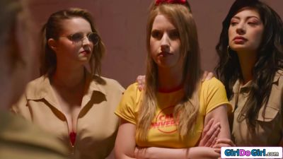 Big tits teen WILL NOT break when strapon fucked by guards - hotmovs.com