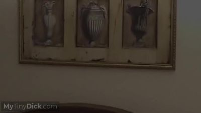 Sexy Teen 18+ Makes Her Small Dick Lover Explode All Over Her Face - hotmovs.com