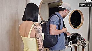 18 yo cherry Latina lil' teen gets raunchy banged by big pricks - Luna Vitaler and Danner Mendez in HD porn! - ah-me.com