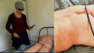 Belgian mistress enforces discipline on naked submissive with spanking and mirror inspection - yesvids.com - Belgium