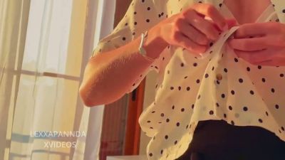 Brunette with tattoo takes a deep blowjob before doggy-style creampie in sunlit room - yesvids.com